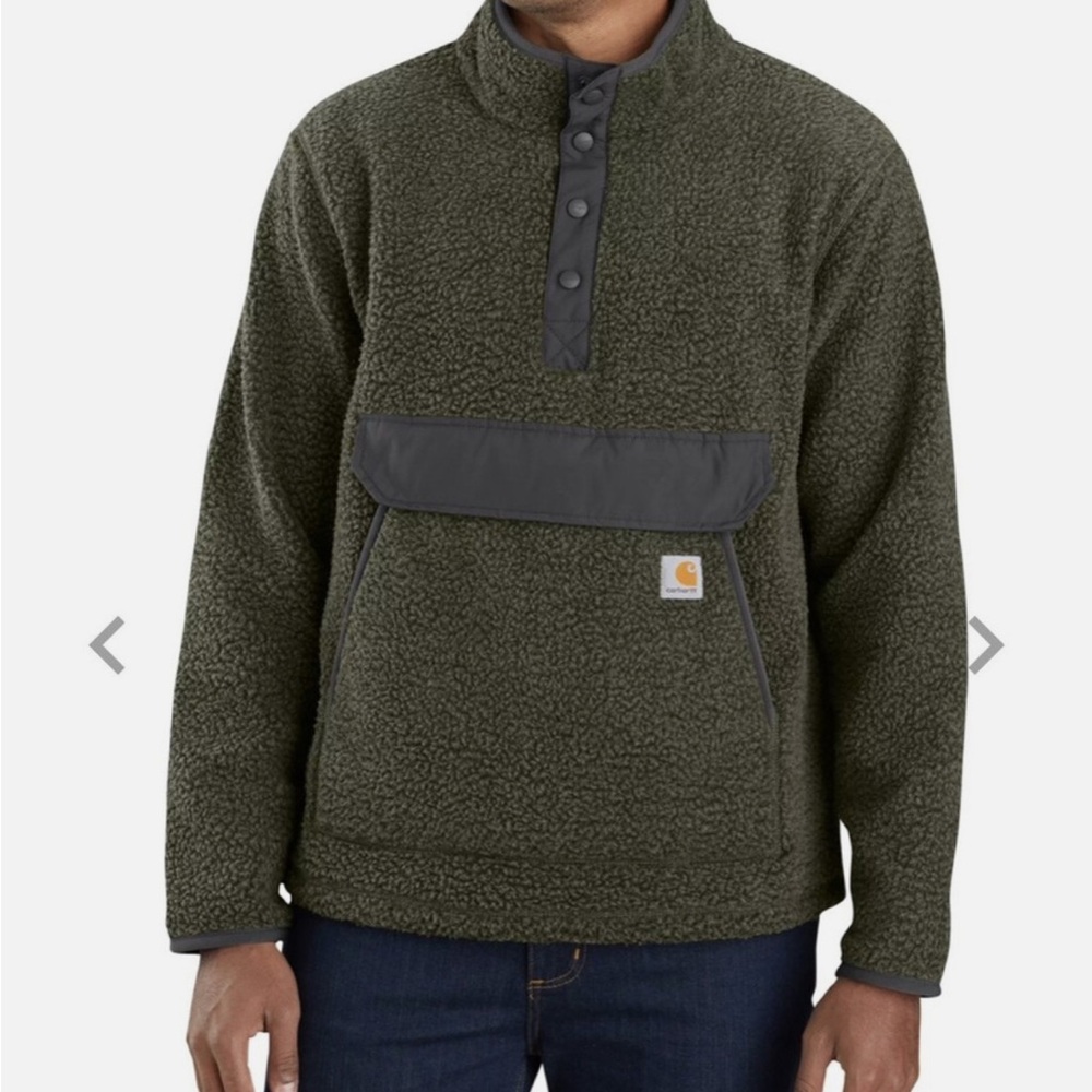 Carhartt Basil Green Fleece Pullover